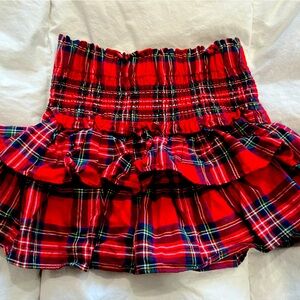 Janie and Jack size 4 red tartan skirt